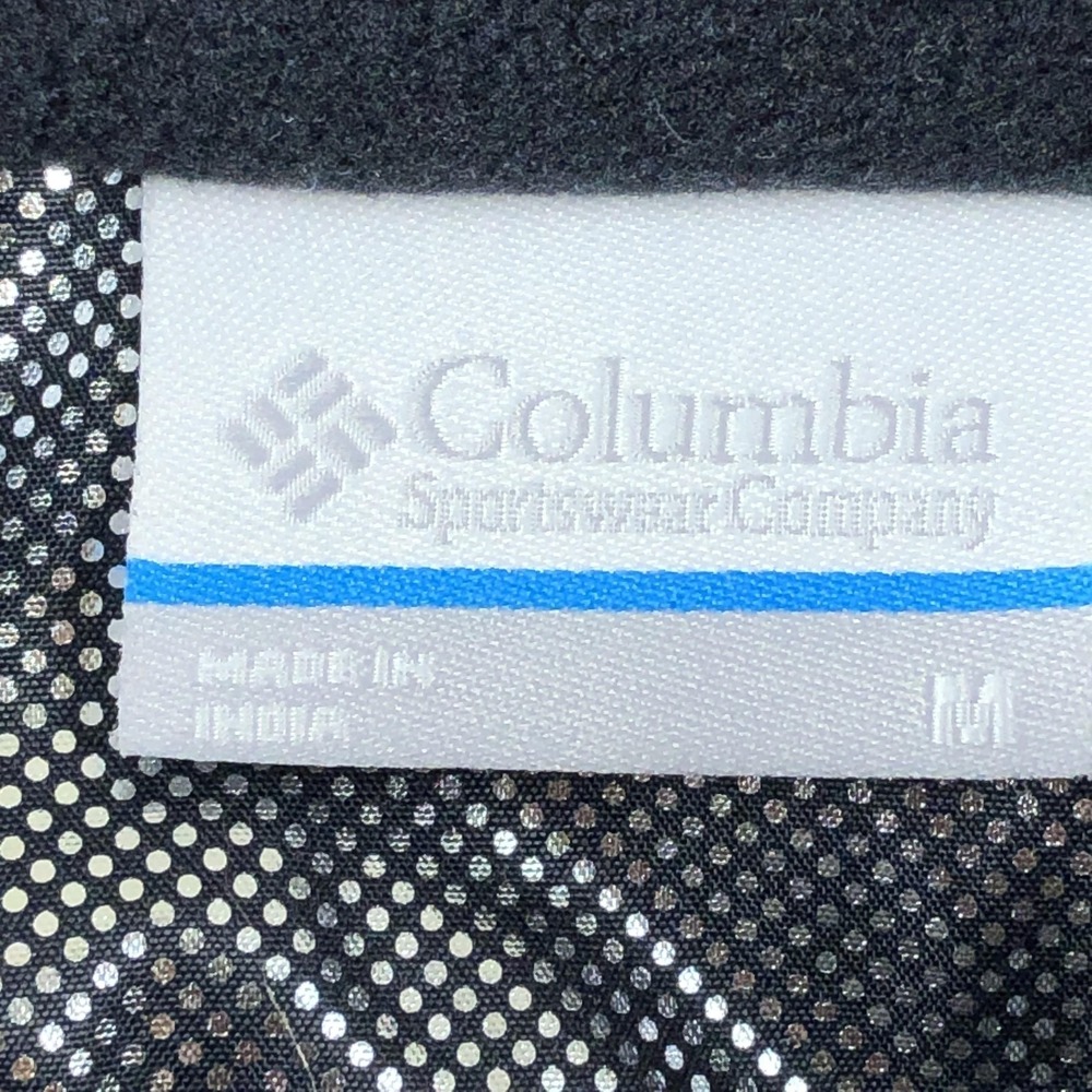 Columbia Jacket Mens Medium Black Omni-Heat Quilted Insulated Full Zip Outdoor - Picture 4 of 10